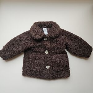 H&M - Cozy Brown Kids Teddy Coat